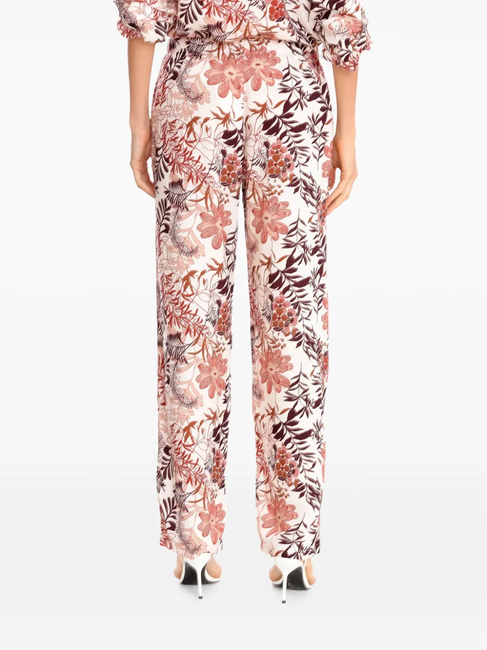 Amir Slama Straight broek Wit
