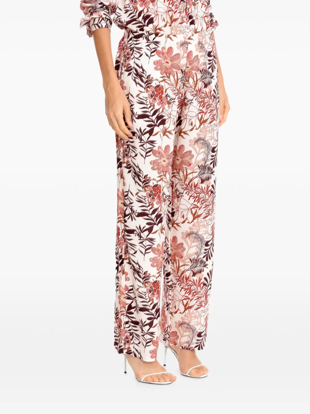 Amir Slama Straight broek Wit