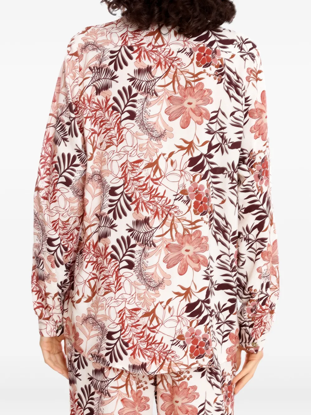 Amir Slama Blouse met bloemenprint Wit