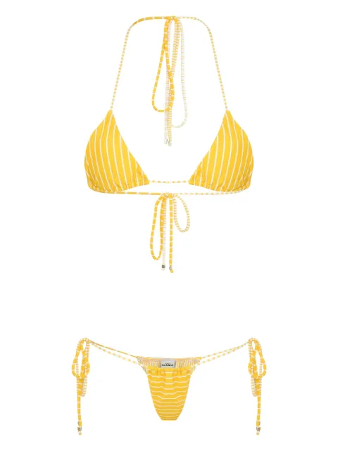 Amir Slama striped bikini