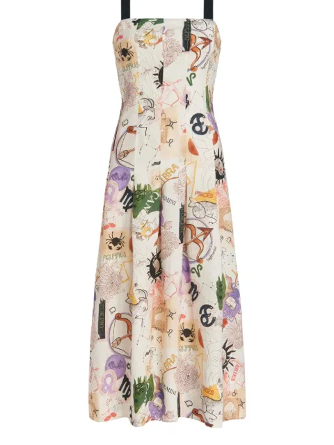 Marie Oliver vestido midi Dixon
