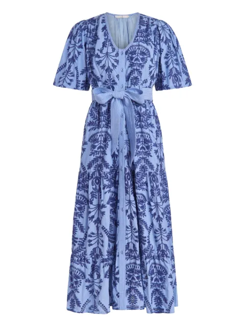Marie Oliver Natty floral-print midi dress