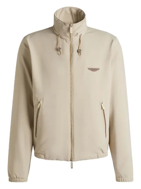 BOSS x Aston Martin logo-appliqué bomber jacket