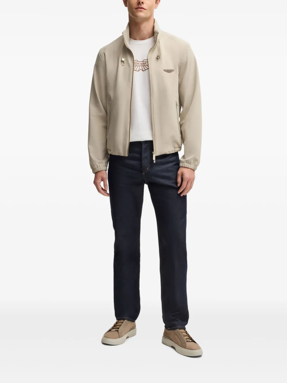 BOSS x Aston Martin logo-appliqué bomber jacket | Bomber Jackets | Image 2