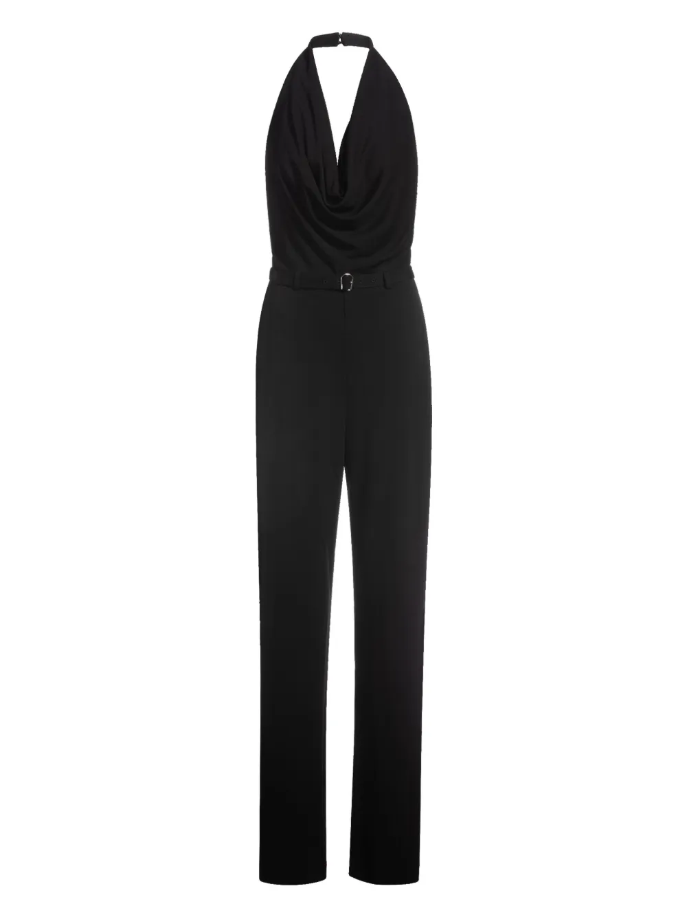 HUGO draped-detail jumpsuit | Black | Image 1