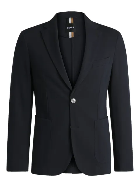 BOSS cotton-blend blazer