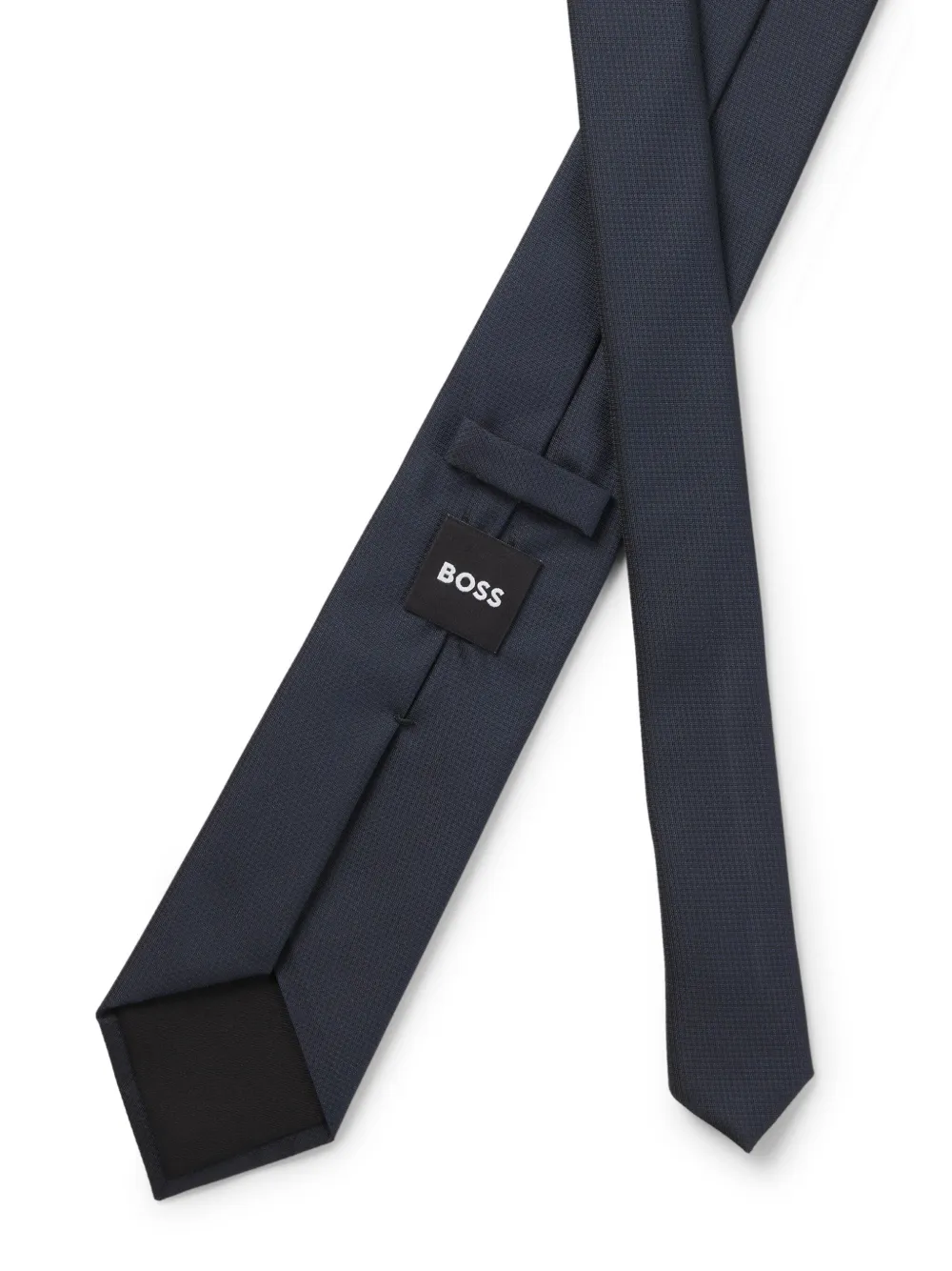 BOSS Zijden stropdas Blauw