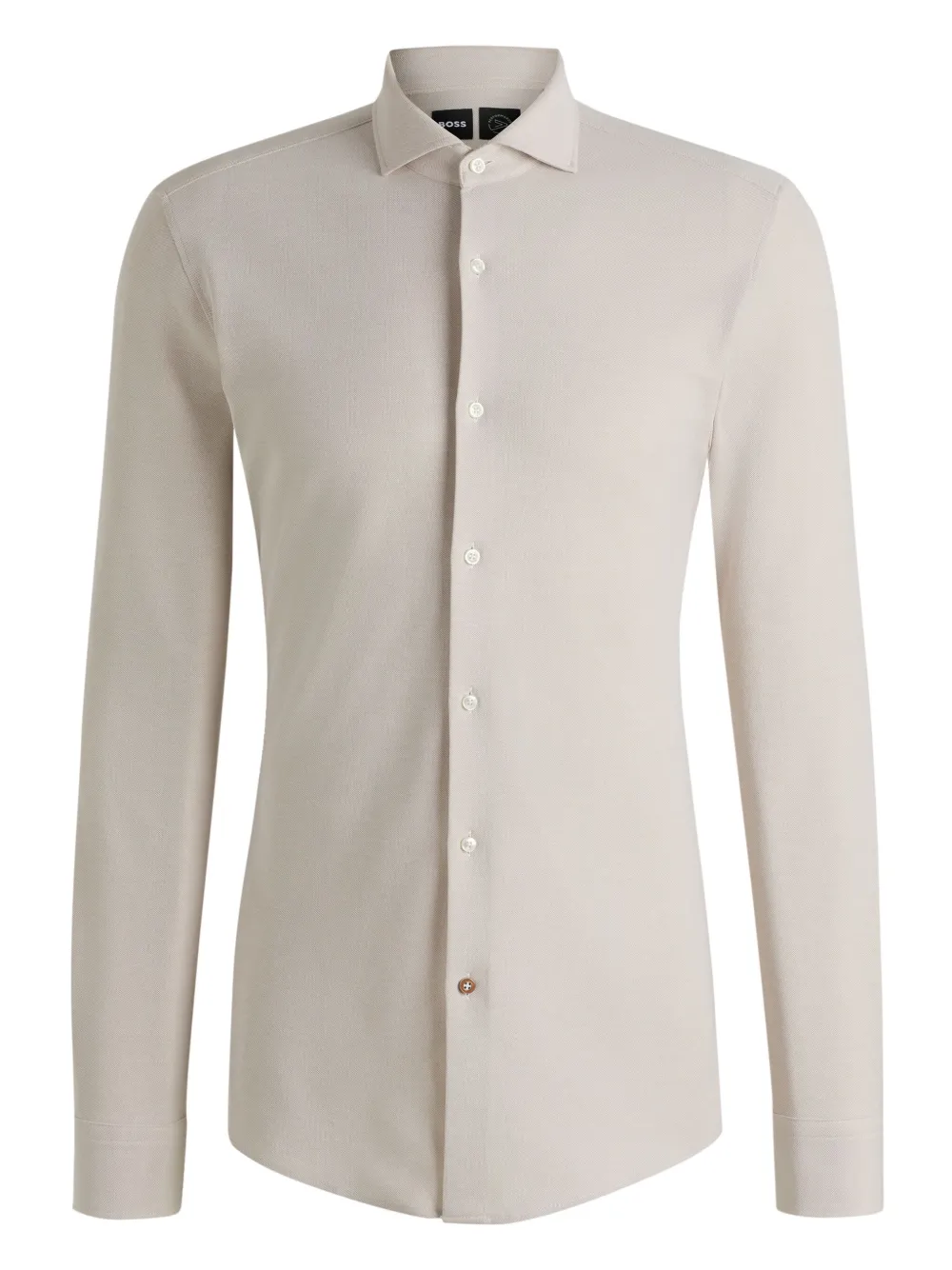 BOSS chemise en coton | tons neutres | Image 1