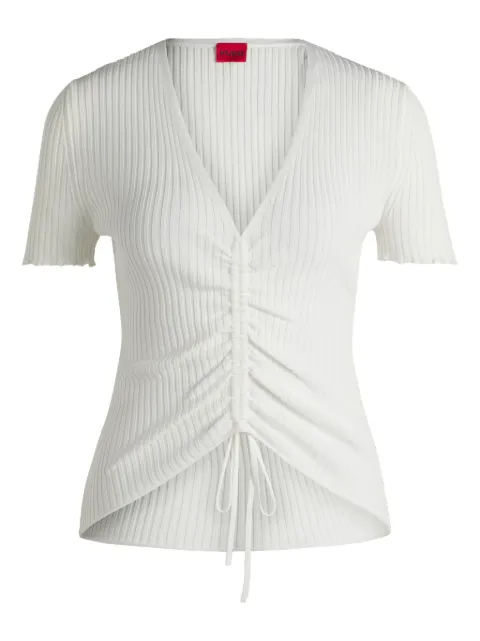 HUGO ribbed-knit T-Shirt