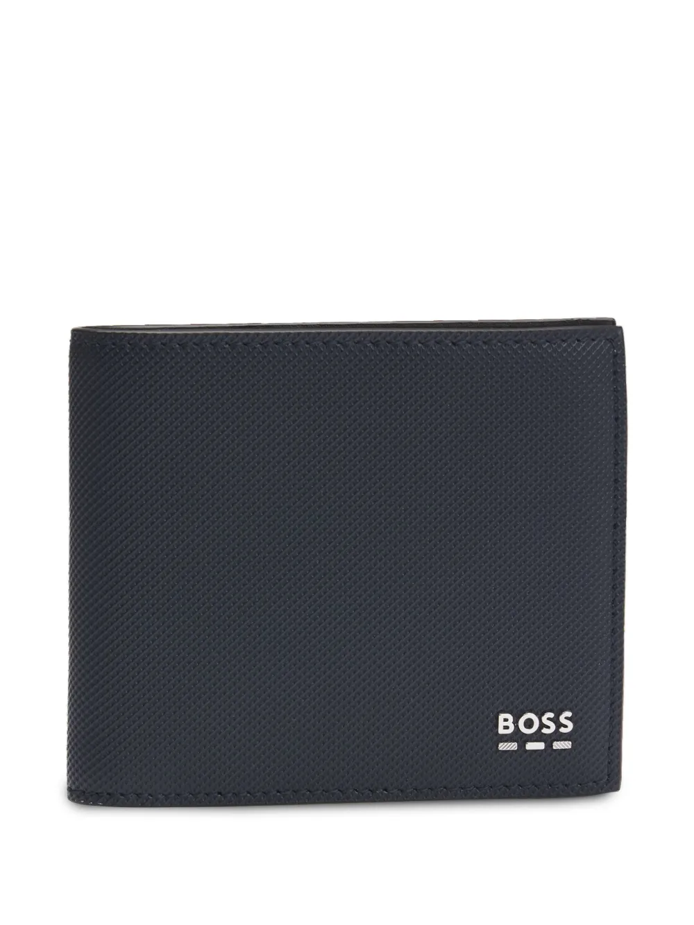BOSS Portemonnee met logo Blauw