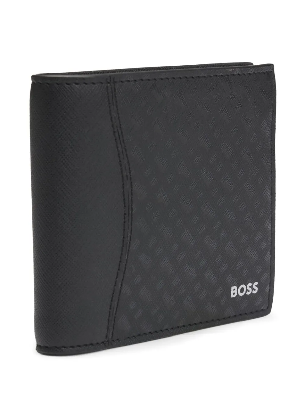 BOSS Portemonnee met textuur Zwart