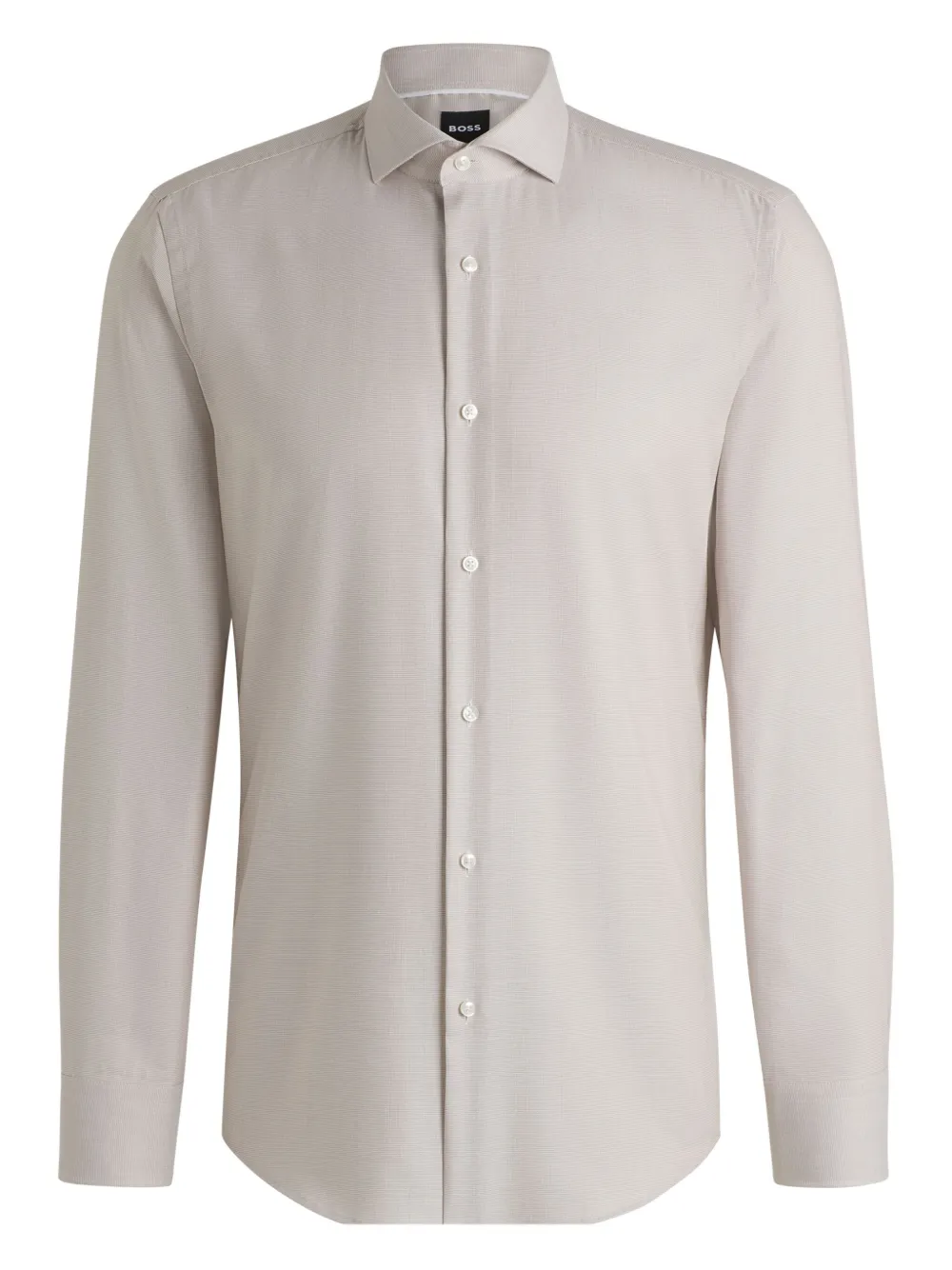 BOSS Overhemd met lange mouwen Beige