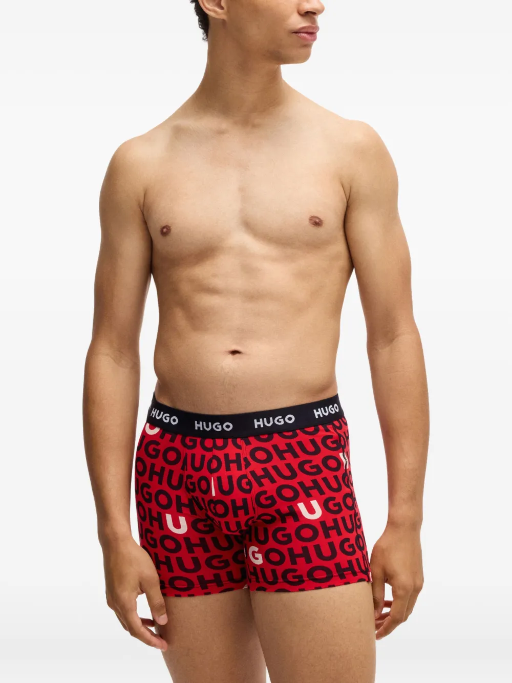 HUGO logo-print boxers (pack of three) | Image 2