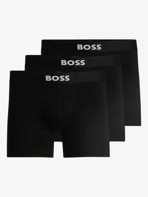 BOSS set de tres piezas de ropa interior con logo en la pretina