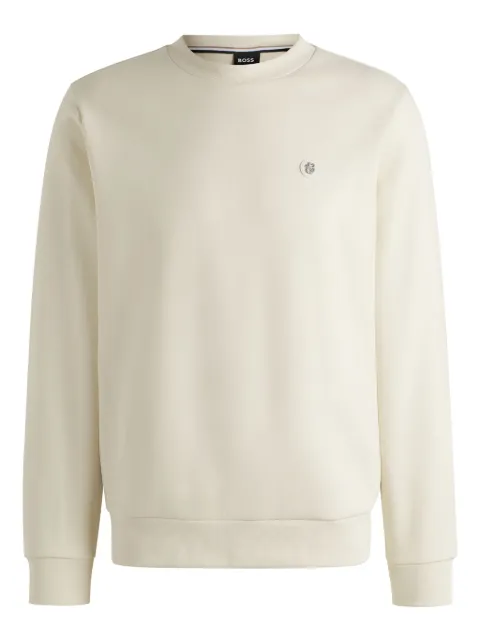 BOSS logo-patch sweatshirt