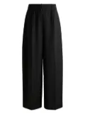 BOSS virgin wool trousers - Black