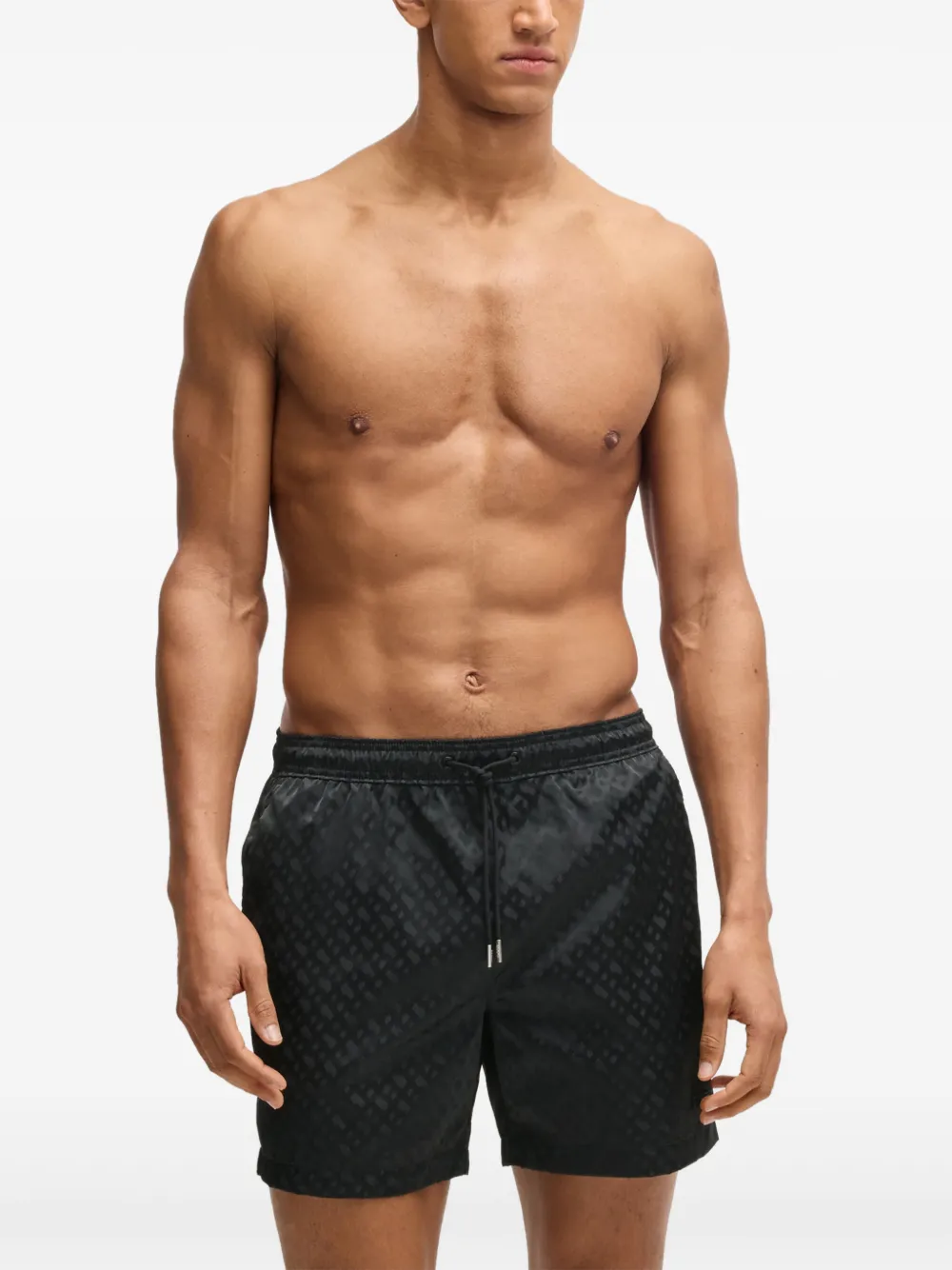 BOSS monogram-print swim shorts | Swim & Board Shorts | Image 2
