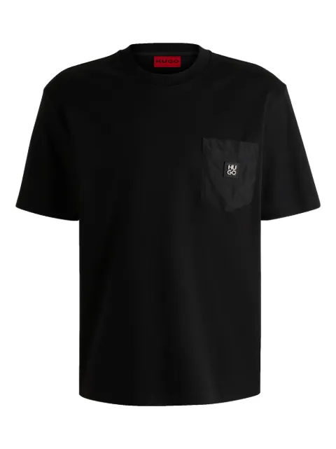 HUGO logo-rubberised T-shirt