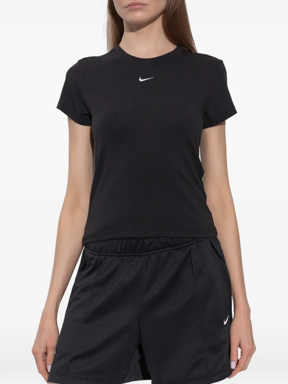 Nike Sportswear Chill gebreid T-shirt Zwart
