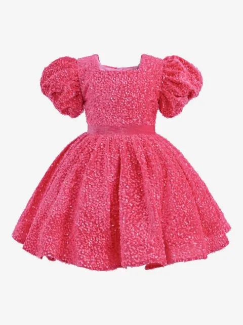 Mimi Tutu Paraiso puff-sleeve dress