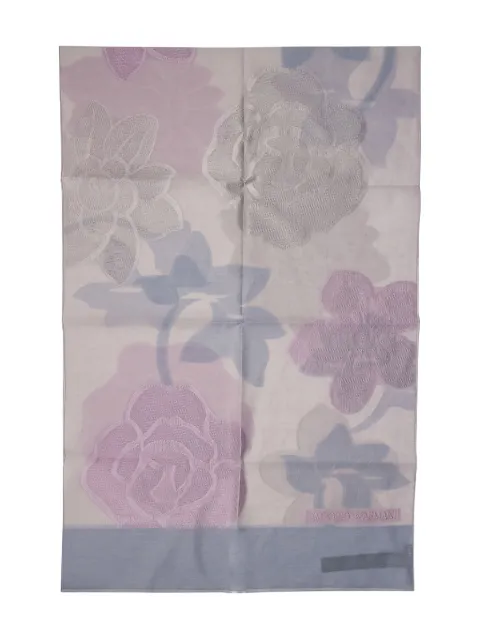 Emporio Armani floral-print scarf