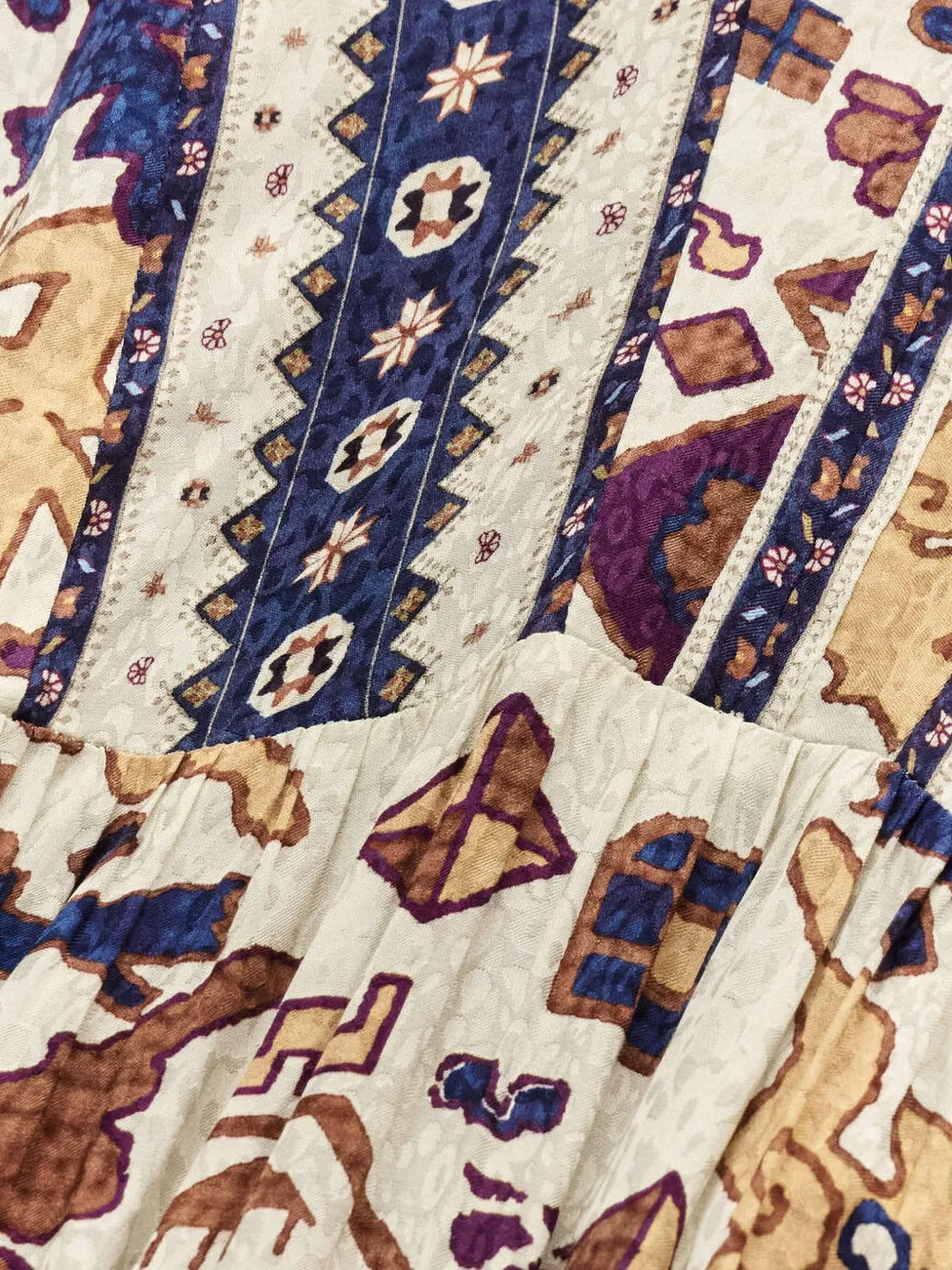 Ba&Sh Valley midi-jurk Wit