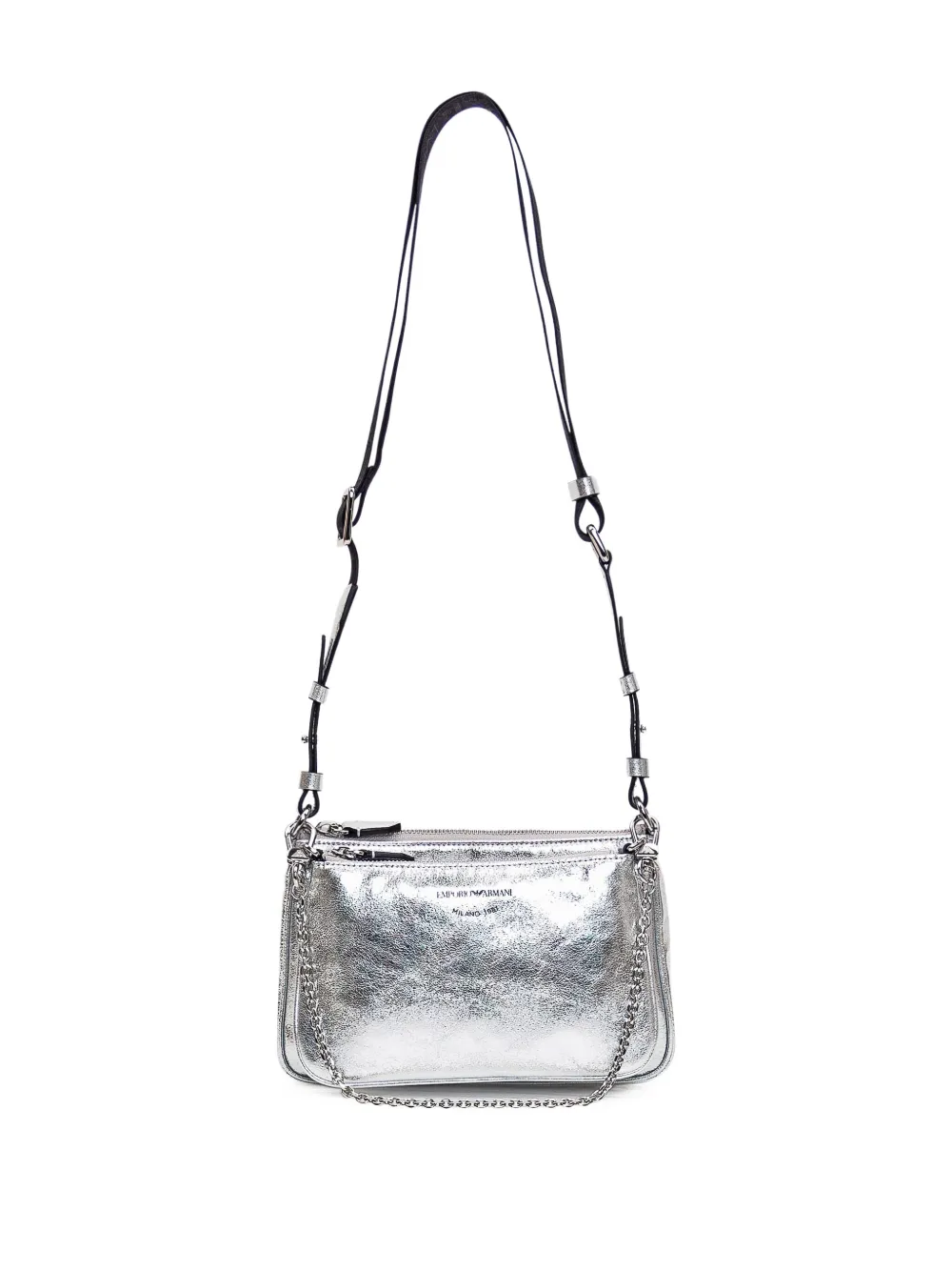 Emporio Armani Schoudertas met mini-logo Grijs
