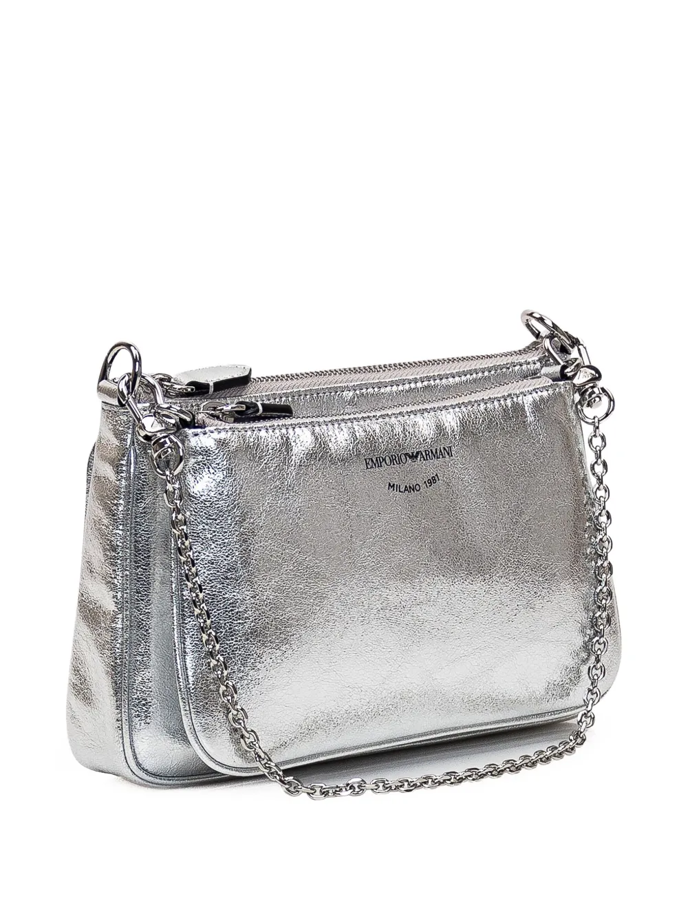 Emporio Armani Schoudertas met mini-logo Grijs