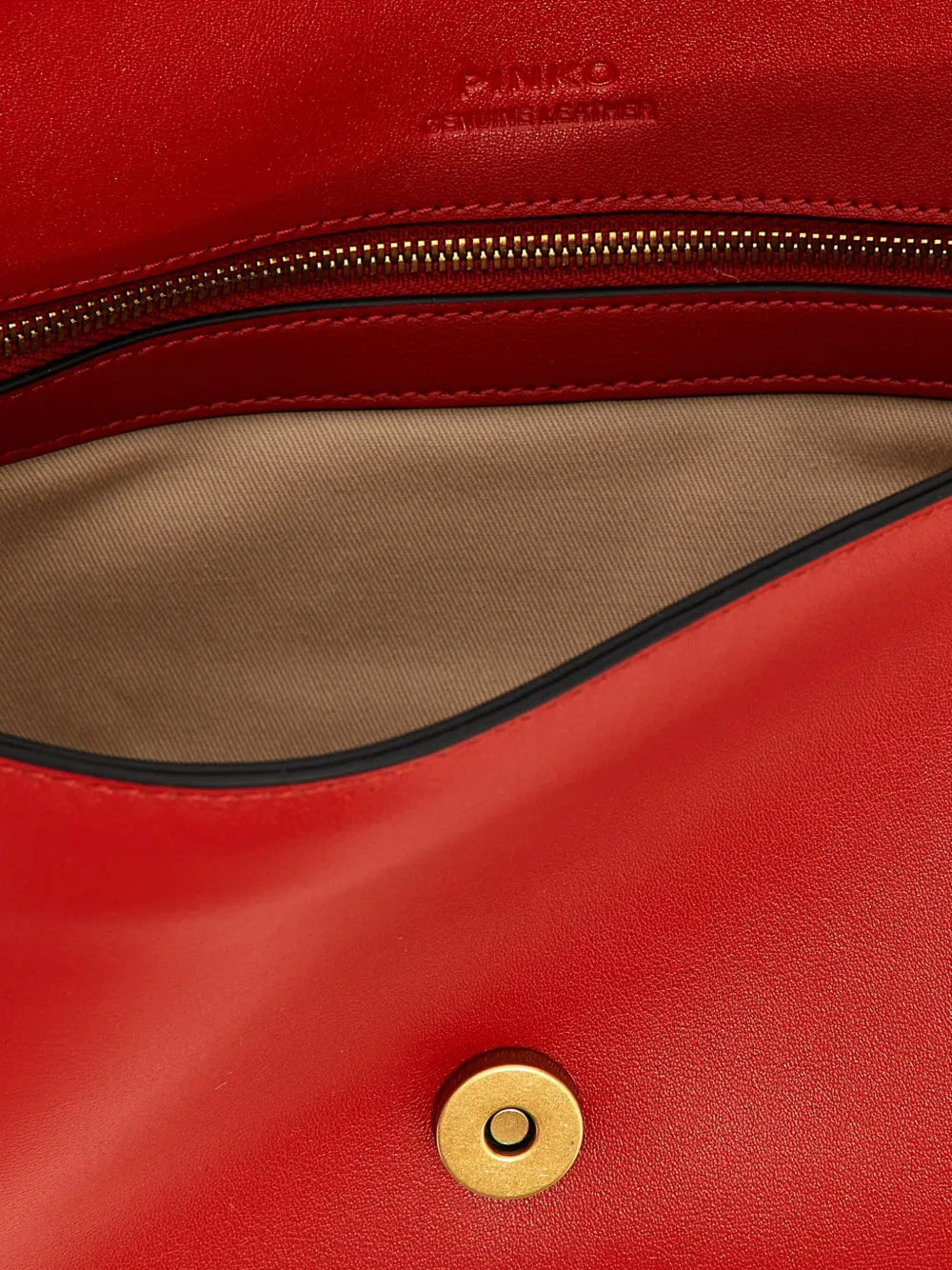 PINKO Love One Classic crossbodytas Rood