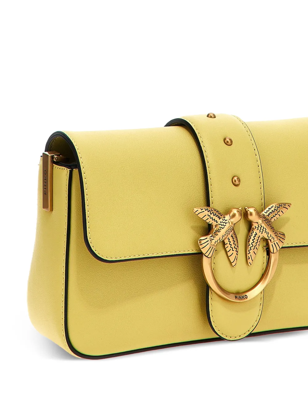 PINKO Love One mini crossbodytas Groen