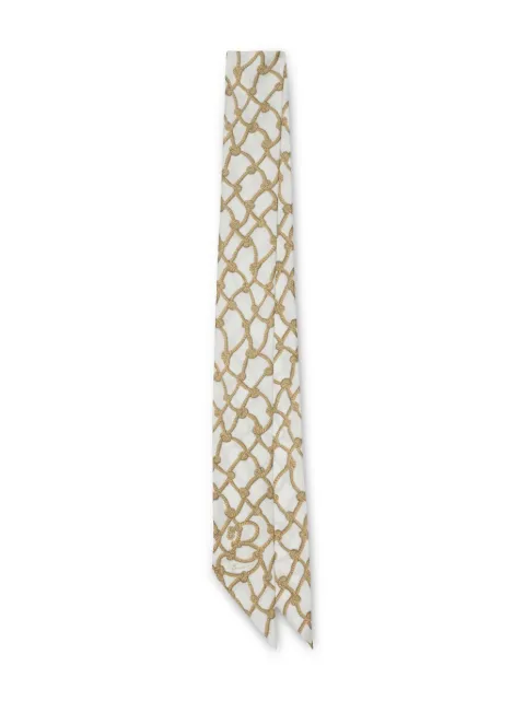 Burberry Knot-print silk scarf
