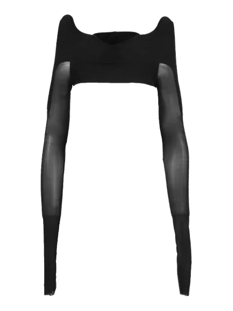Rick Owens long-sleeved crop top 