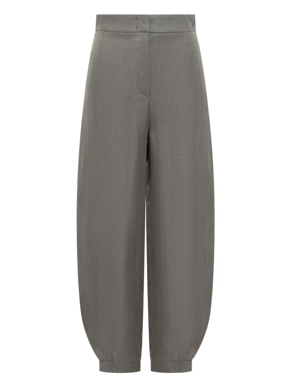 Emporio Armani Broek met wijde pijpen Grijs