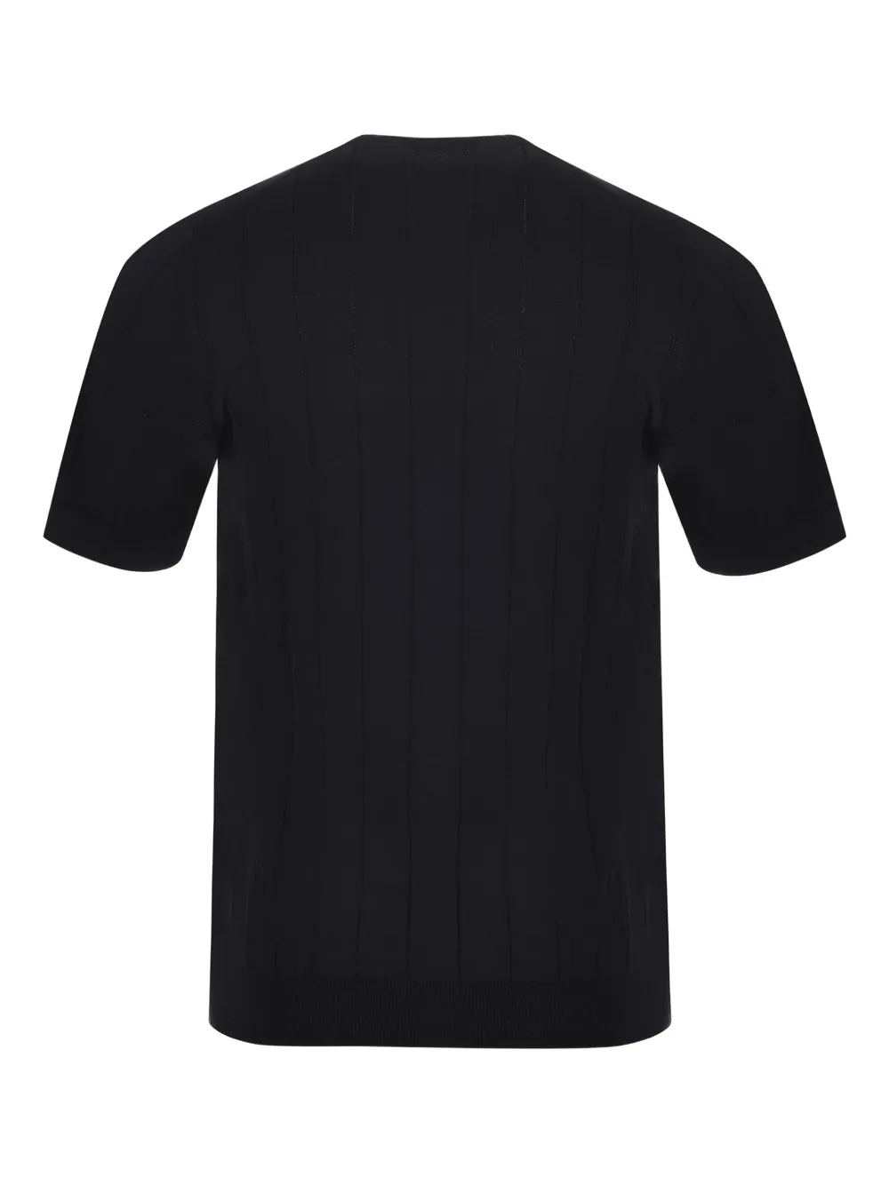 Filippo De Laurentiis ribbed-knit T-shirt - Zwart