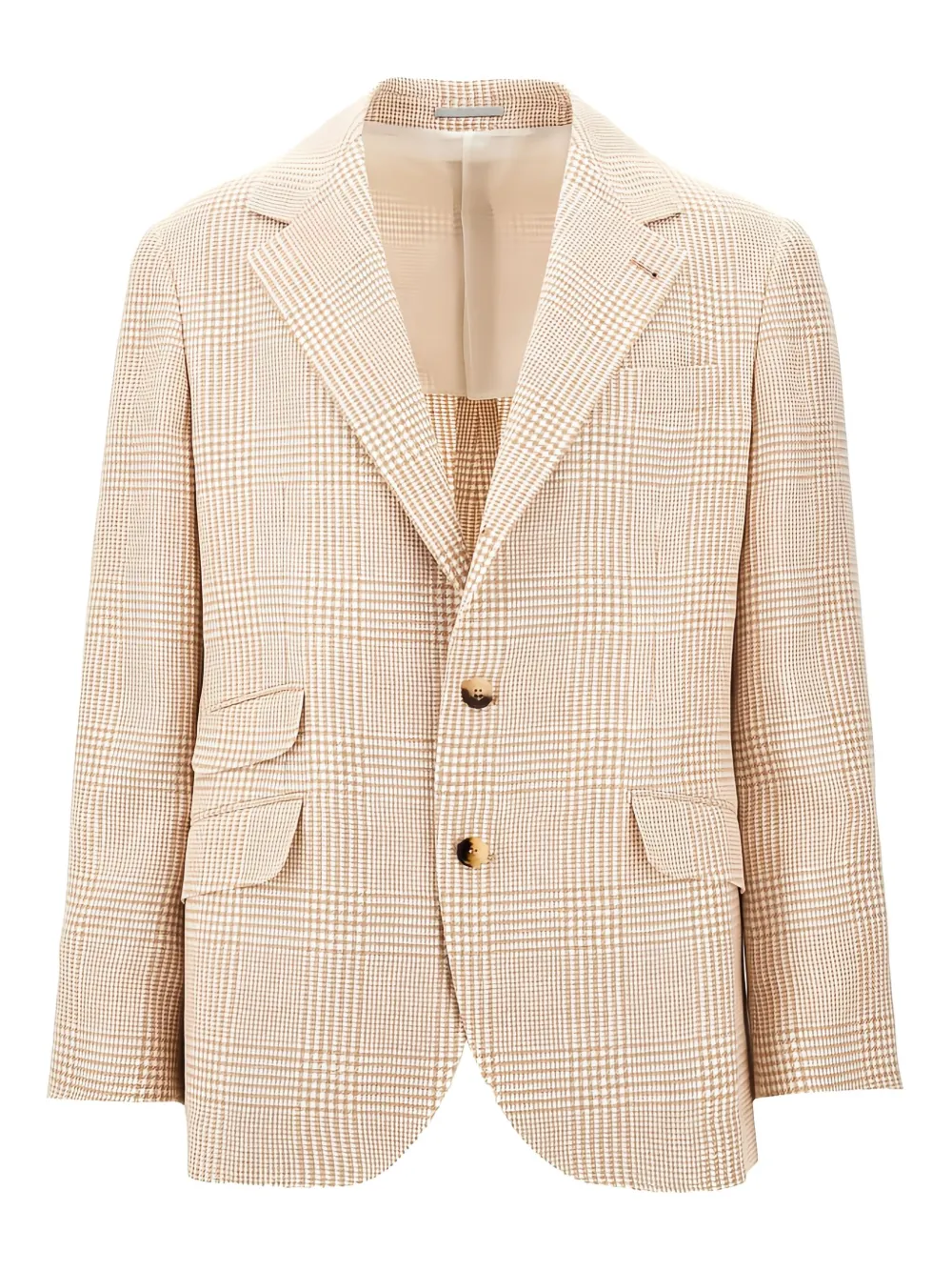Brunello Cucinelli single-breasted blazer | Neutrals | Image 1