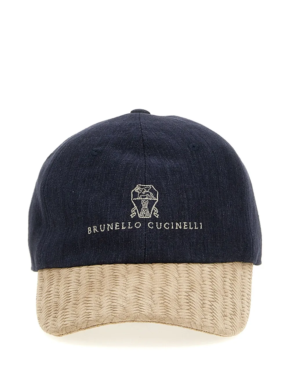 Brunello Cucinelli logo-embroidered baseball cap | Blue | Image 1