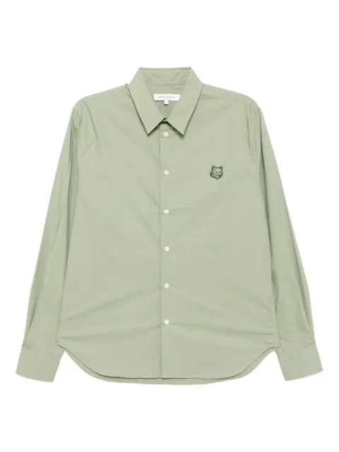 Maison Kitsuné Tonal Fox head patch shirt
