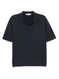 Maison Kitsuné Bold Fox head embroidered knitted polo shirt - Grey