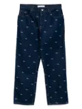Maison Kitsuné relaxed jeans - Blue