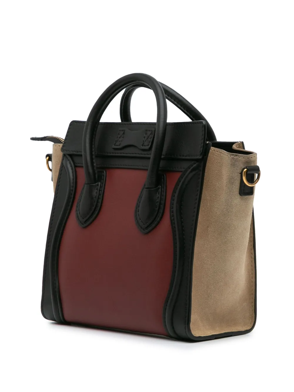 Céline Pre-Owned 2012 Nano Tricolor Leather Luggage Tote satchel | Pre-Owned | Image 2