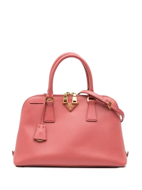 Prada Pre-Owned bolsa satchel Medium Saffiano Lux Promenade 2000-2024