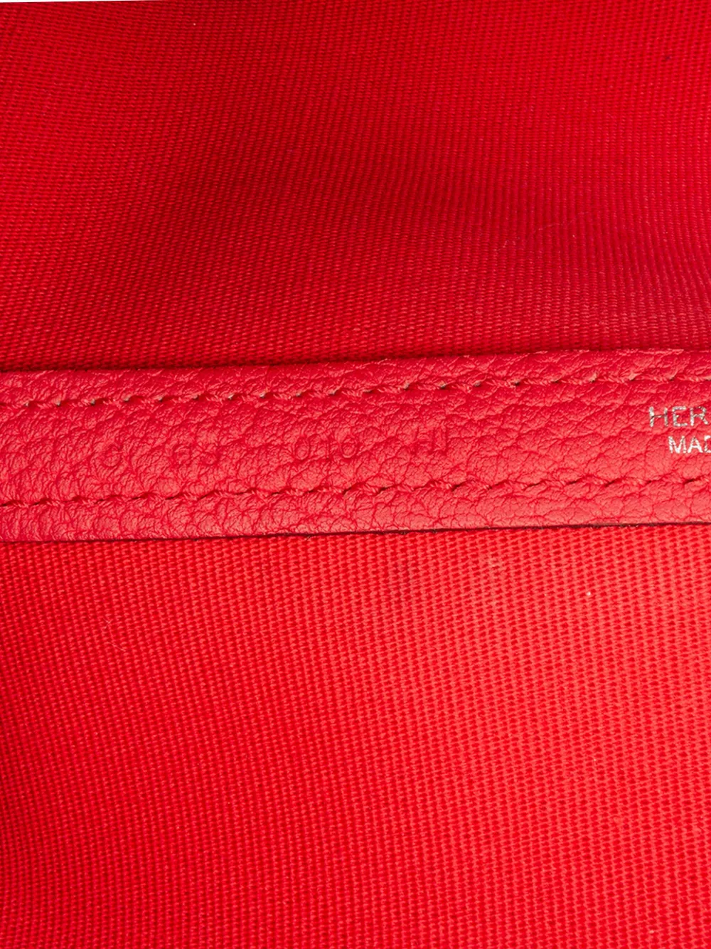 Pre-owned Hermes 2018 Toile Officier Negonda Garden Party 30 Tote Bag In Red