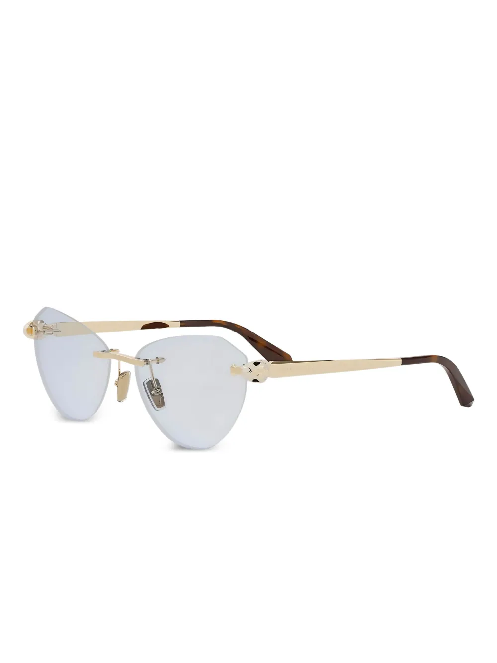 Bvlgari cat-eye sunglasses – Gold