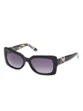 GUESS EYEWEAR logo sunglasses - Black