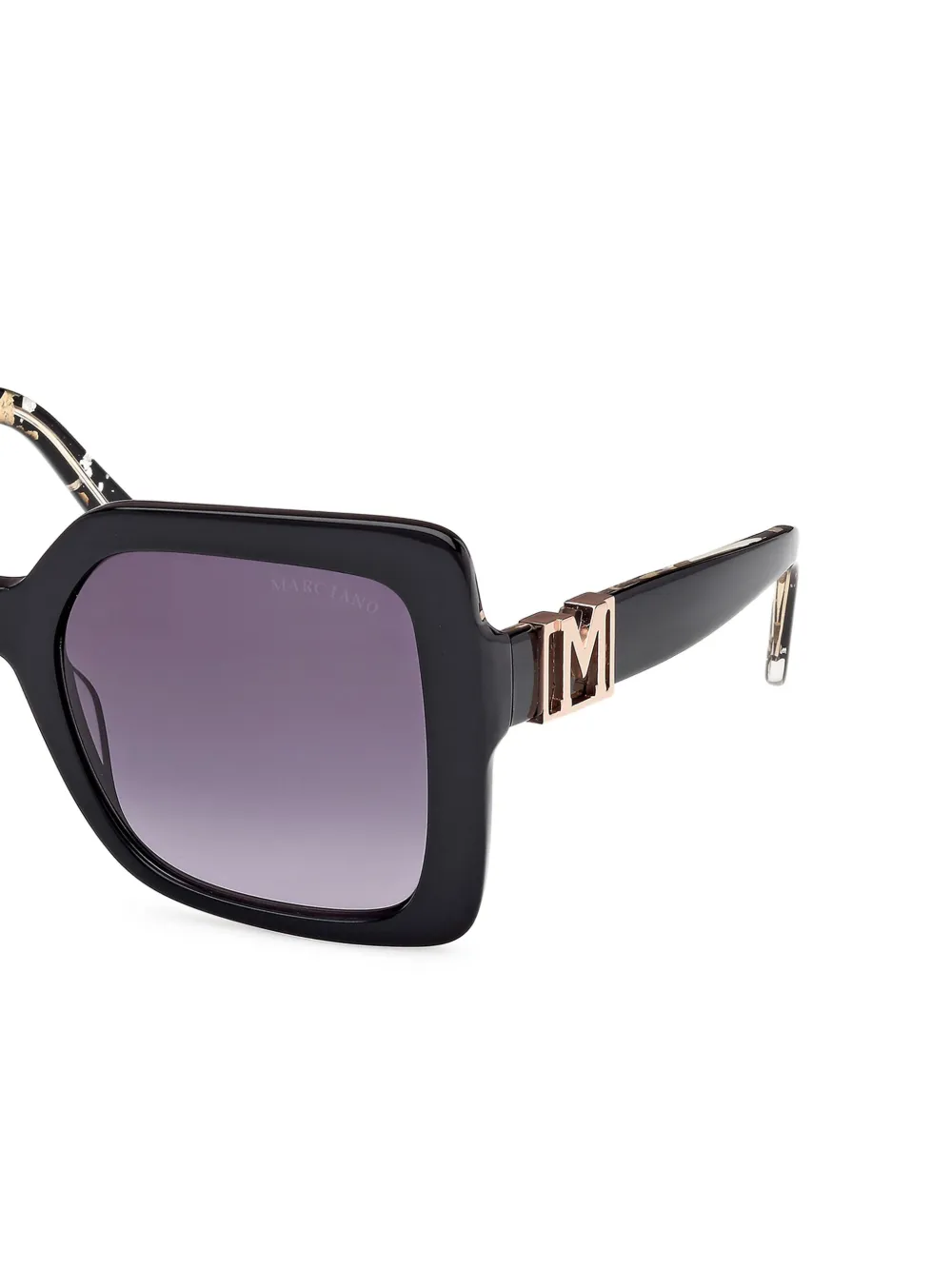 GUESS EYEWEAR Zonnebril met oversized montuur Zwart