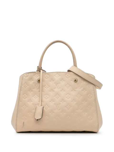 Louis Vuitton Pre-Owned 2018 Monogram Empreinte Montaigne MM satchel