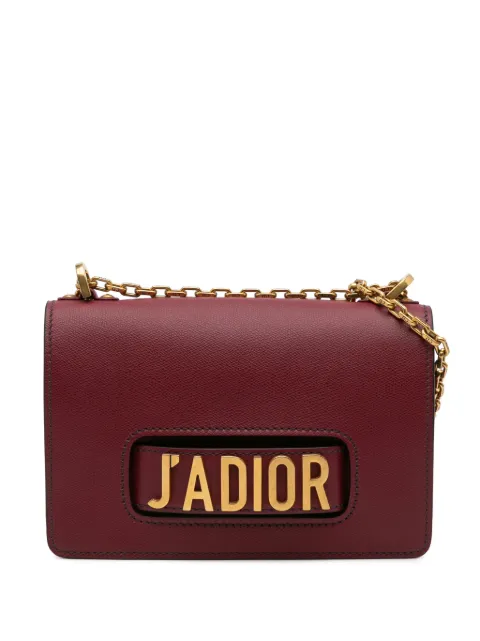 Christian Dior Pre-Owned bolsa de hombro J Adior Chain Flap en piel de becerro 2018