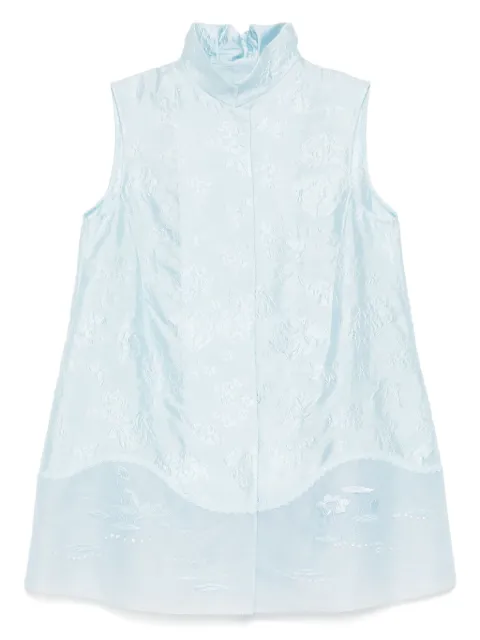 SHIATZY CHEN chamarra con cuello mao