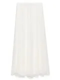 SHIATZY CHEN diamond mesh skirt - White