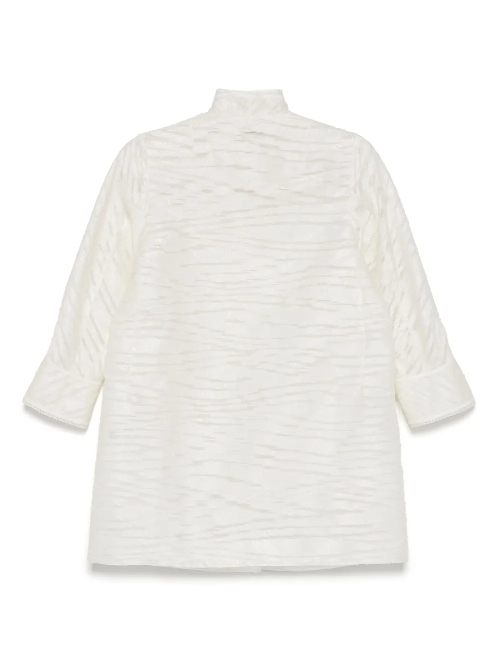 SHIATZY CHEN Mandarin-collar jacquard jacket | Oversized Jackets | Image 2
